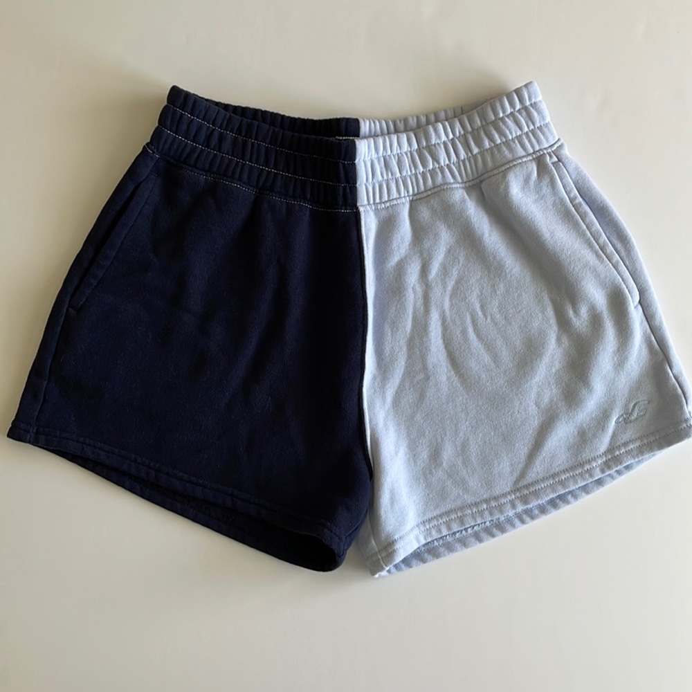 Hollister ultra high rise colorblock dad shorts